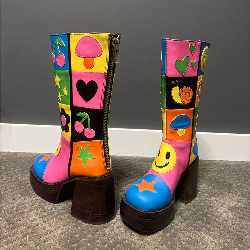 Colorful Hippie Boots